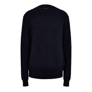 Replay Mens Fisherman Ribbed Sweater / Navy